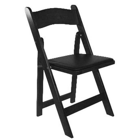 COMMERCIAL SEATING PRODUCTS Commercial Seating Products A-101-BK-4 American Classic Black Wood Folding Chair - 30.5 in. - Set of 4 A-101-BK-WEB4